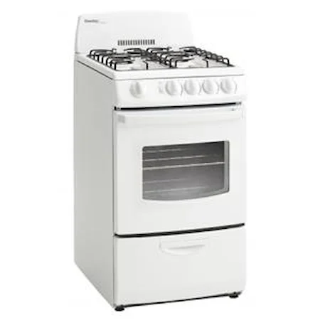 2.4 Cu. Ft. 20" Gas Range with Viewing Window